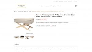 Site e-commerce de meubles d'intérieur à vendre sur vente-site