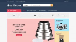 Acheter un site e-commerce clé en main, site d'accessoires de cuisine à vendre sur vente-site